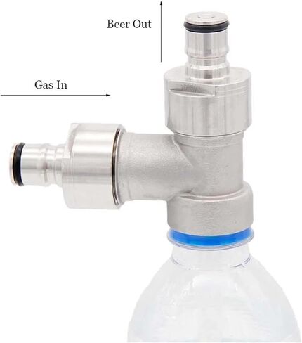 PET زجاجة فحم الكوك سرية في نظام برميل الكرة قفل الغاز والبيرة منفذ جميع الفولاذ المقاوم للصدأ 304 خرطوم السيليكون الغذاء الصف in Kuwait