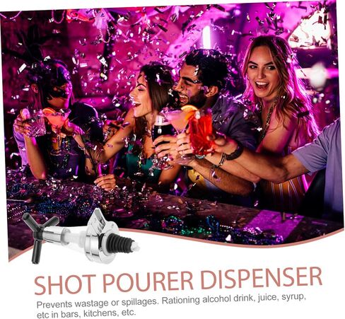 Wall Mounted Liquor Dispenser Spring Loaded Wine Ration Dispenser for Home Bar Saving Beverage Bottle Pourer Easy to Use Design in Saudi Arabia
