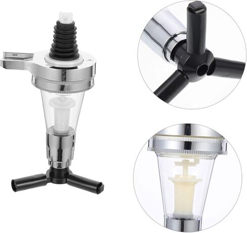 Wall Mounted Liquor Dispenser Spring Loaded Wine Ration Dispenser for Home Bar Saving Beverage Bottle Pourer Easy to Use Design in Saudi Arabia