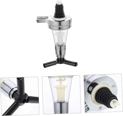 Wall Mounted Liquor Dispenser Spring Loaded Wine Ration Dispenser for Home Bar Saving Beverage Bottle Pourer Easy to Use Design in Saudi Arabia