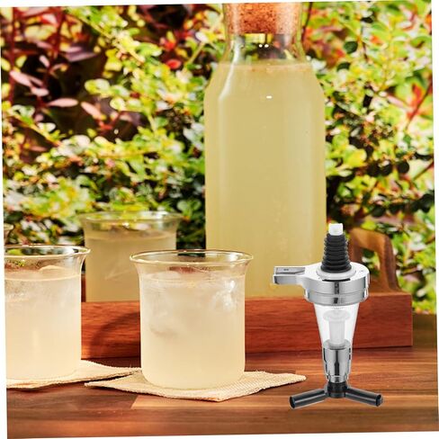 Wall Mounted Liquor Dispenser Spring Loaded Wine Ration Dispenser for Home Bar Saving Beverage Bottle Pourer Easy to Use Design in Saudi Arabia