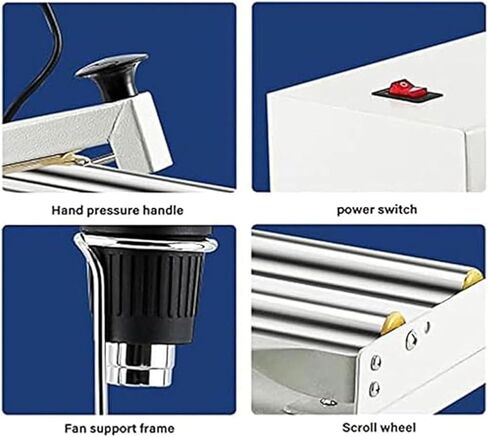 Shrink Wrap Machine, with Heat Gun, Sealing Length 30cm, Packaging Machine, 9 Levels Temperature Adjustment, Suitable for PVC Film, Plastic Bags in Saudi Arabia