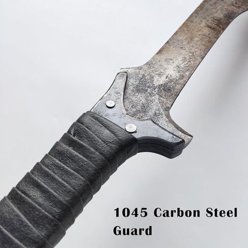 Full Tang Carbon Steel Machete Sword with Sheath for Practice, Outdoor Use, Collection-41.3 Inch in Saudi Arabia