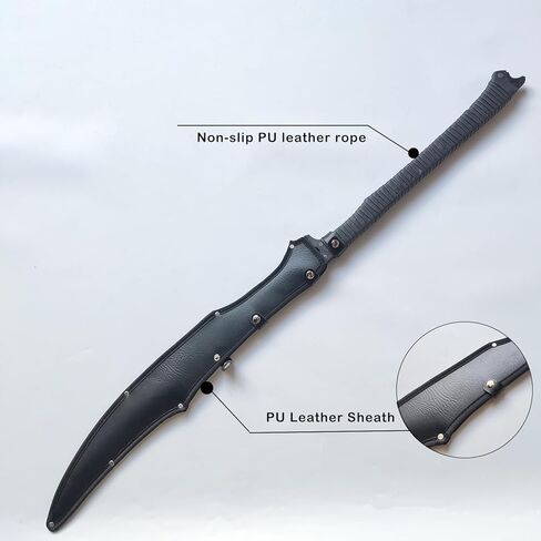 Full Tang Carbon Steel Machete Sword with Sheath for Practice, Outdoor Use, Collection-41.3 Inch in Saudi Arabia