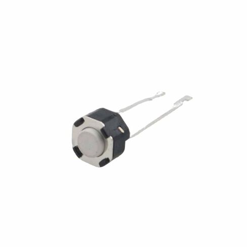 20pcs Round Tactile Switch Medium 2 Long Leg 6 * 6 * 5H-Black White Dot Miniature Momentary Pushbutton Switch in Saudi Arabia