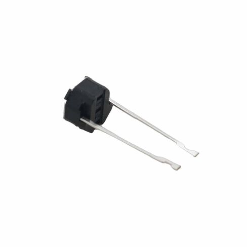 20pcs Round Tactile Switch Medium 2 Long Leg 6 * 6 * 5H-Black White Dot Miniature Momentary Pushbutton Switch in Saudi Arabia