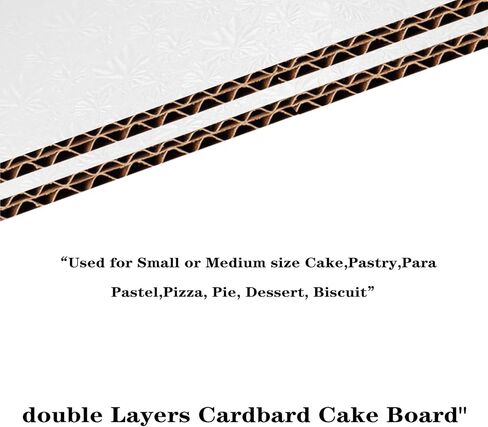 12 Inch Round Cake Boards, 10PACK White Cake Drums, Sturdy Cake Cardboard Bases para Pasteles for Pastry Baking, Wedding,Party, Mothers Day Pizza Desserts 1/4 Inch Thick in Saudi Arabia