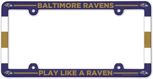 WinCraft Baltimore Ravens Team License Plate Frame in Saudi Arabia