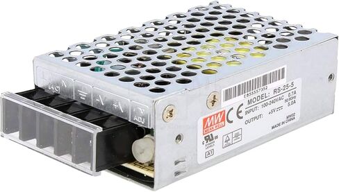 يعني جيدًا RS-25-12 AC / DC تحويل التيار الكهربائي 12V 2.1A 25.2W مخرج مغلق قابل للتعديل 10.8-13.2V واسع النطاق 100-240VAC علبة شبكية معدنية مدمجة تطبيقات إلكترونيات الإضاءة LED in Kuwait