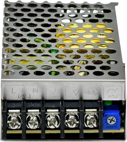 يعني جيدًا RS-25-12 AC / DC تحويل التيار الكهربائي 12V 2.1A 25.2W مخرج مغلق قابل للتعديل 10.8-13.2V واسع النطاق 100-240VAC علبة شبكية معدنية مدمجة تطبيقات إلكترونيات الإضاءة LED in Kuwait