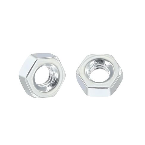 5pcs Hex Nuts - [M16-2] Carbon Steel Grade 8 Hardware Nuts for Mechanical Repair & Assembly, Standard Metric Coarse Thread Nut, Blue-White in Saudi Arabia