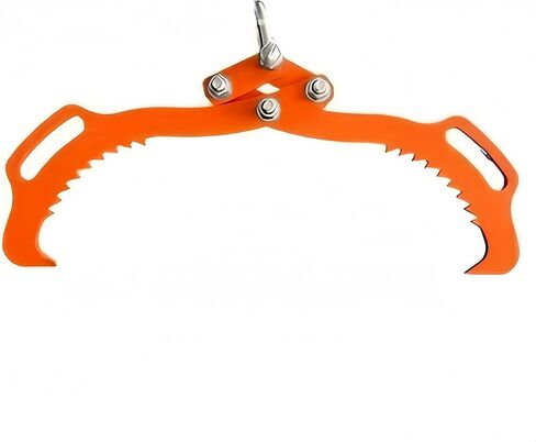 2 Serrated Timber Claw Hook, 18in Log Lifting Tongs, Heavy Duty Steel Log Grapple Hook, Lumber Skidding Tongs for Log Lifting, Handling, Dragging & Carrying, Tractor ATV Truck Accessories in Kuwait