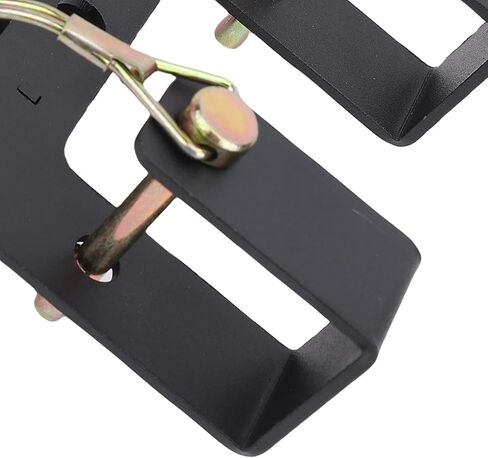 Trash Can Coupler Hook, Carbon Steel Wheeled Trash Can Hauler Hitch Universal Garbage Bin Hauling Hook for Gravel, Snow, and Uneven Terrain in Kuwait