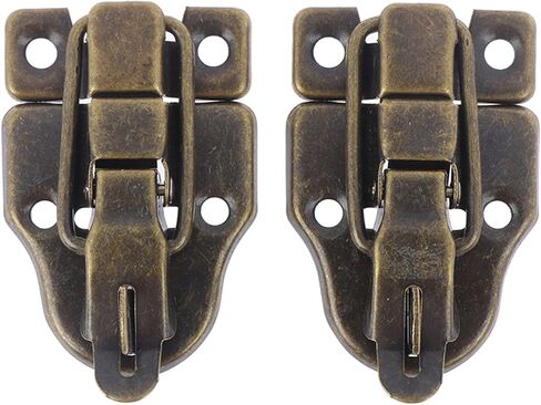 مزلاج قفل الأدوات أقفال المجوهرات صندوق الصدر العتيقة مشبك معدني حقيبة حالة تبديل قفل غلق بمشبك مزلاج حار! in Kuwait