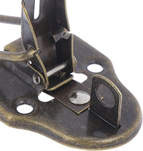 مزلاج قفل الأدوات أقفال المجوهرات صندوق الصدر العتيقة مشبك معدني حقيبة حالة تبديل قفل غلق بمشبك مزلاج حار! in Kuwait