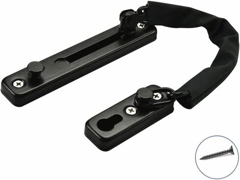 Chain Lock 2pcs Stainless Steel Door Lock, Thick Door Lock, Security Door Chain. in Saudi Arabia