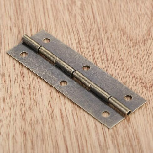 Antique Hinges,Bronze Decorative,Wooden Box Hinge,4Pcs Cabinet Hinge 6 Holes Decor Furniture Decoration Vintage Wooden Box Door Vintage Jewelry Chest Cabinet Hinge 60 * 20mm Butt Hinges ((B) in Saudi Arabia