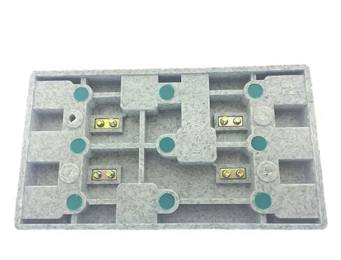 YXQ 380V 100A 3 Pole Double Throw Power Supply Safety Control Knife Switch Gray in Saudi Arabia