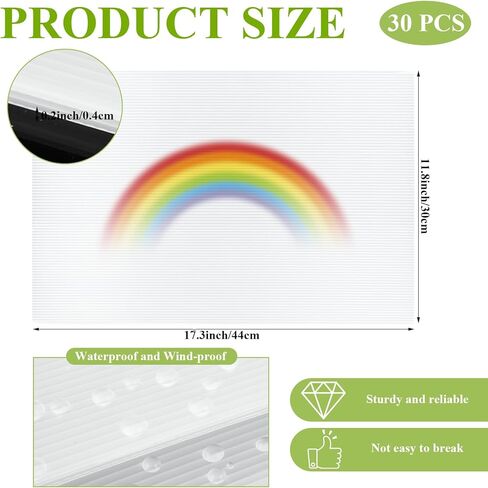 30 قطعة من البلاستيك المموج مقاس 18 بوصة × 12 بوصة، لوحات ملصقات بيضاء، لوحات لافتات بلاستيكية، صفائح بلاستيكية مموجة للإيجار، حفلات أعياد الميلاد، بيع المرآب، ديكورات دليلية in Kuwait