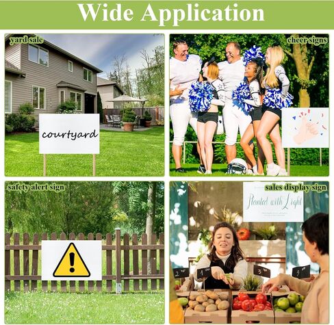 30 قطعة من البلاستيك المموج مقاس 18 بوصة × 12 بوصة، لوحات ملصقات بيضاء، لوحات لافتات بلاستيكية، صفائح بلاستيكية مموجة للإيجار، حفلات أعياد الميلاد، بيع المرآب، ديكورات دليلية in Kuwait