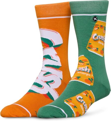 Odd Sox - Cool Socks A&W Stripes Fun Print Novelty Crew Socks for Men in Saudi Arabia