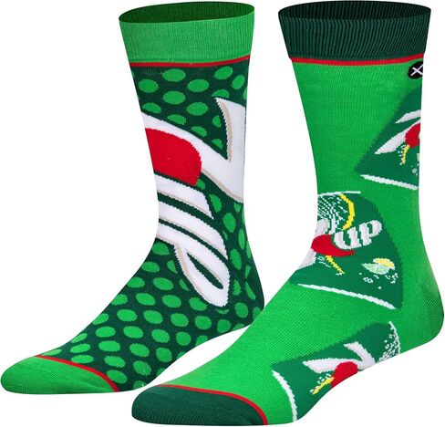 Odd Sox - Cool Socks A&W Stripes Fun Print Novelty Crew Socks for Men in Saudi Arabia