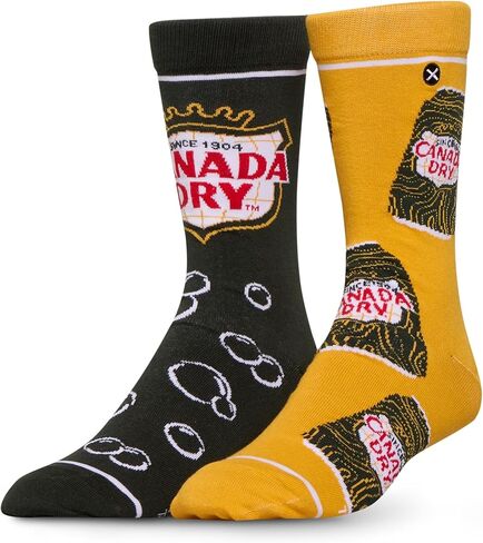 Odd Sox - Cool Socks A&W Stripes Fun Print Novelty Crew Socks for Men in Saudi Arabia