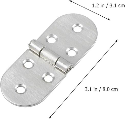 Stainless Folding Desk Pivot Piano Hinges 4Pcs in Saudi Arabia