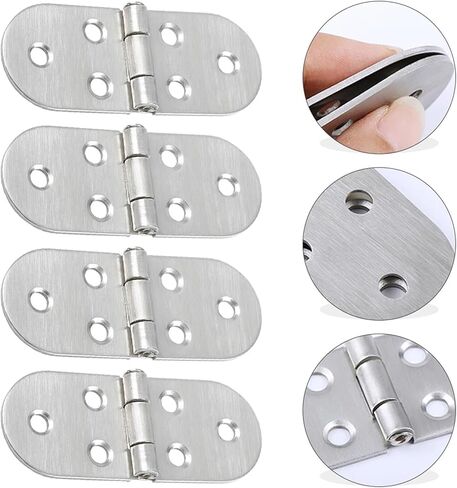Stainless Folding Desk Pivot Piano Hinges 4Pcs in Saudi Arabia
