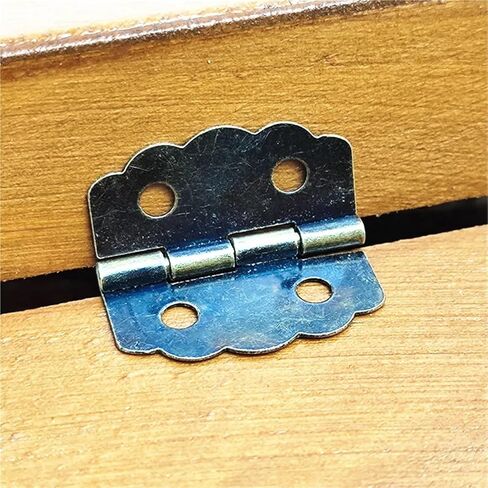 Bronze Mini Lace Door Cabinet Drawer Jewellery Box Iron Hinge Hardware 23mm 30Pcs in Saudi Arabia
