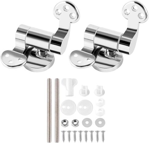 Toilet Seat 1Pair Replacement Stainless Steel Hinges F 1Pcs in Saudi Arabia