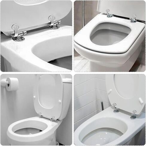 Toilet Seat 1Pair Replacement Stainless Steel Hinges F 1Pcs in Saudi Arabia