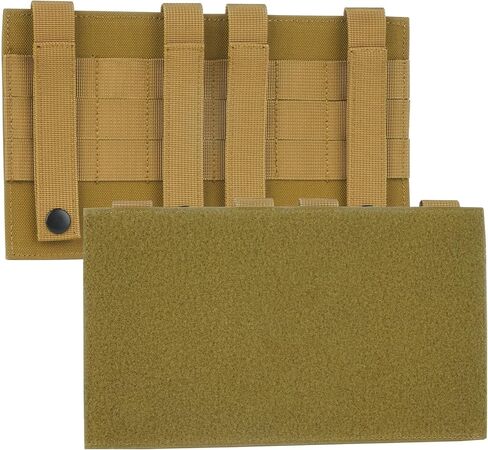Molle Hook & Loop Panel, 10"x6" Molle Patch Panel for Tactical Vests & Backpacks, Molle Panels for Morale Patches, Badges, Pouches & Backpack Accessories in Kuwait
