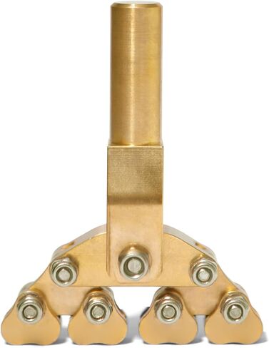 Guitar Fret Press Tool – Self-Adaptive Fractal Fret Press, Brass & Steel Fret Wire Installer for Acoustic & Electric Guitars – Radius Fretboard Repair Tool for Luthier & DIY Guitar Wire Installation in Saudi Arabia