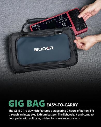 MOOER GE150 Pro Li Plum Multi Effects Pedal Guitar Accessories with Portable Gig Bag 13.77 Inch Long in Saudi Arabia