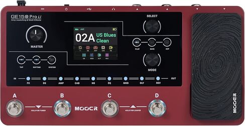 MOOER GE150 Pro Li Plum Multi Effects Pedal Guitar Accessories with Portable Gig Bag 13.77 Inch Long in Saudi Arabia