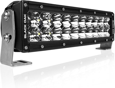 شريط إضاءة LED مزدوج الصف مقاس 20 بوصة من بلاك أوك - مجموعة من البصريات البقعية والفيضانات - إضاءة مقاومة للماء للشاحنات على الطرق الوعرة، ATV، UTV، القوارب، مصابيح عمل قيادة الضباب، سلسلة Pro 2.0 in Kuwait