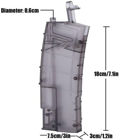 A&N Airsoft 500 Rounds Speed Loader High Capacity Tactical for 6mm Airsoft BBS with Mag Adapters in Kuwait