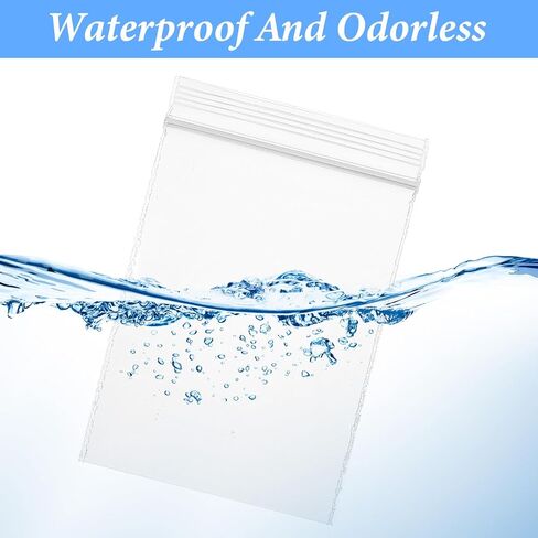 200Pcs 1.5"x2.5" 10 Mil Small Clear Plastic Bags, Plastic Reclosable Zip Seal Lock Bags Heavy Duty Mini Zip Bag Resealable Multipurpose Storage Bag for Jewelry, Bead, Crafts, Small Parts Storage in Saudi Arabia