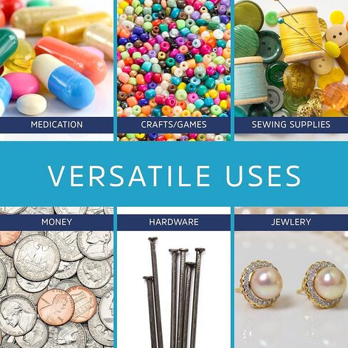 1.5" x 1.5" Mini Zip Bags, 100 Pack, Clear Plastic Reclosable Tiny Zipper Baggies with White Block for Writing, 2.5 Mil, for Packaging & Storing Jewelry, Pills, Beads & Seeds in Kuwait