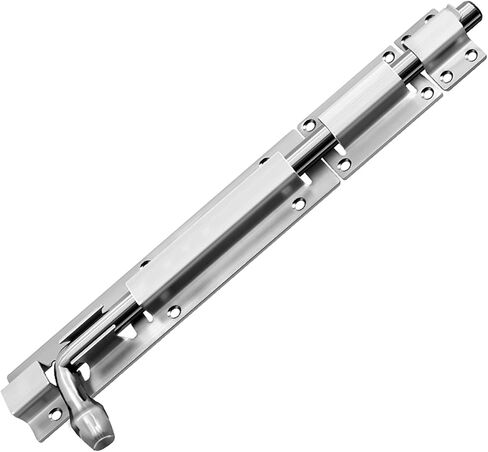 Door Lock,Gate Bolt Stainless,Slide Bolt,Solid Cast Stainless Steel Barrel Bolt, Barrel Bolt Lock for Doors, Windows, Wooden Fences, Brushed Finish Slide Lock with Screws in Saudi Arabia