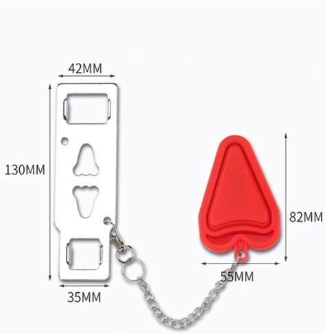 Chain Lock Portable Door Lock Travel Anti-Theft Door Lock Home Anti-Theft Door Lock self-Defense Buckle in Saudi Arabia