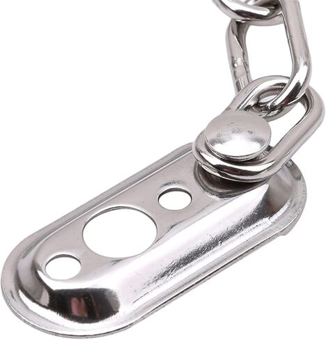 قفل سلسلة من الفولاذ المقاوم للصدأ لباب الحد من النوافذ، قفل مضاد للسرقة، قفل سلسلة أمان فضي، قفل ملولب، لوحة حماية للخزانة in Kuwait