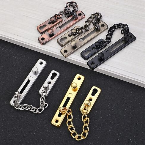 Chain Lock Door Chain, Home Safety Lock, Anti-Theft Lock Buckle, Hotel Hardware Fittings. in Saudi Arabia
