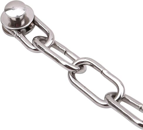 قفل سلسلة من الفولاذ المقاوم للصدأ لباب الحد من النوافذ، قفل مضاد للسرقة، قفل سلسلة أمان فضي، قفل ملولب، لوحة حماية للخزانة in Kuwait