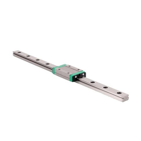 MGN7/MGN9/MGN12/MGN15 مجموعة شرائح السكك الحديدية الخطية 1 قطعة السكك الحديدية 100/200/300/400/500/600 مللي متر + 1 قطعة دليل كتلة (MGN12H ، 300 مللي متر) in Kuwait