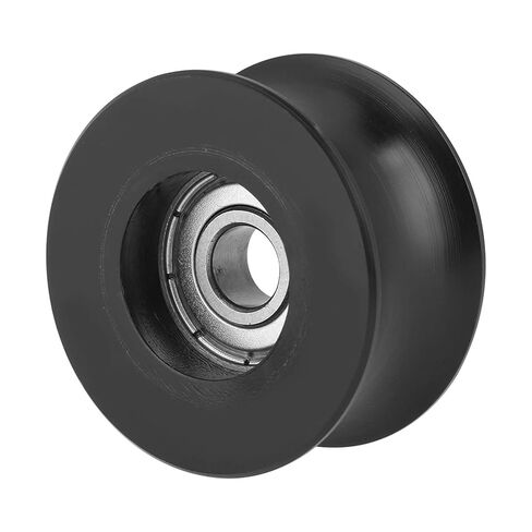 Fafeicy 4 قطع 0840UU U Groove Pulley Roller Guide Wheel، 8x39.5x20.1 ملم، مع شحم تشحيم داخلي للمعدات الميكانيكية لمحرك المسار للأبواب in Kuwait