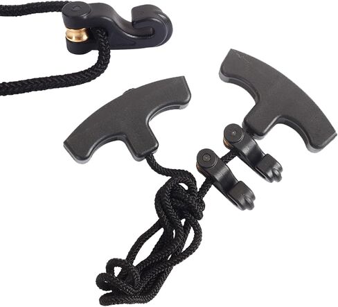 أجهزة تصويب الرماية بمقبض مزدوج على شكل حرف T، حبل تصويب القوس والنشاب، حبل سحب الحبل، أداة مساعدة لصيد القوس والنشاب، تعمل مع جميع الأقواس in Kuwait