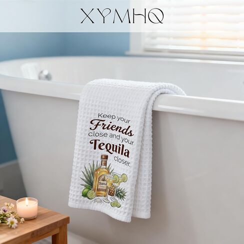 Funny Tequila Gift Kitchen Towels, 16x24 Inch Decorative Tequila Bar Decor Dish Towels, Tea Towels for Home Bar Decor, Tequilas Gifts for Women in Saudi Arabia