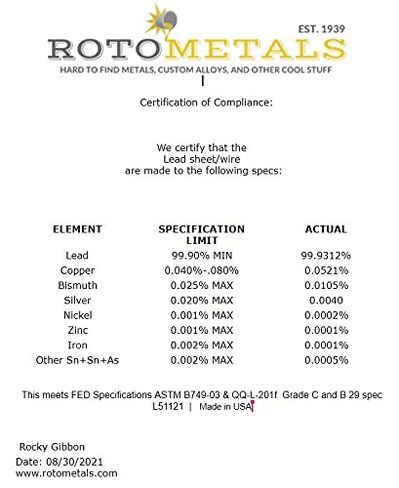 سلسلة صفائح RotoMetals - 1/32 بوصة × 48 بوصة × 84 بوصة - صنع في الولايات المتحدة الأمريكية in Kuwait